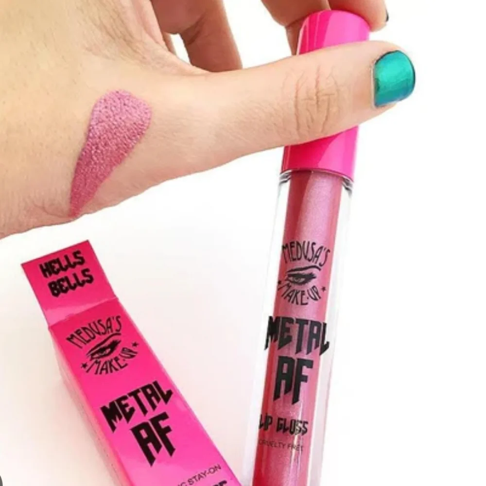 HELLS BELLS Medusa Makeup RARE Metal LipGloss NWT